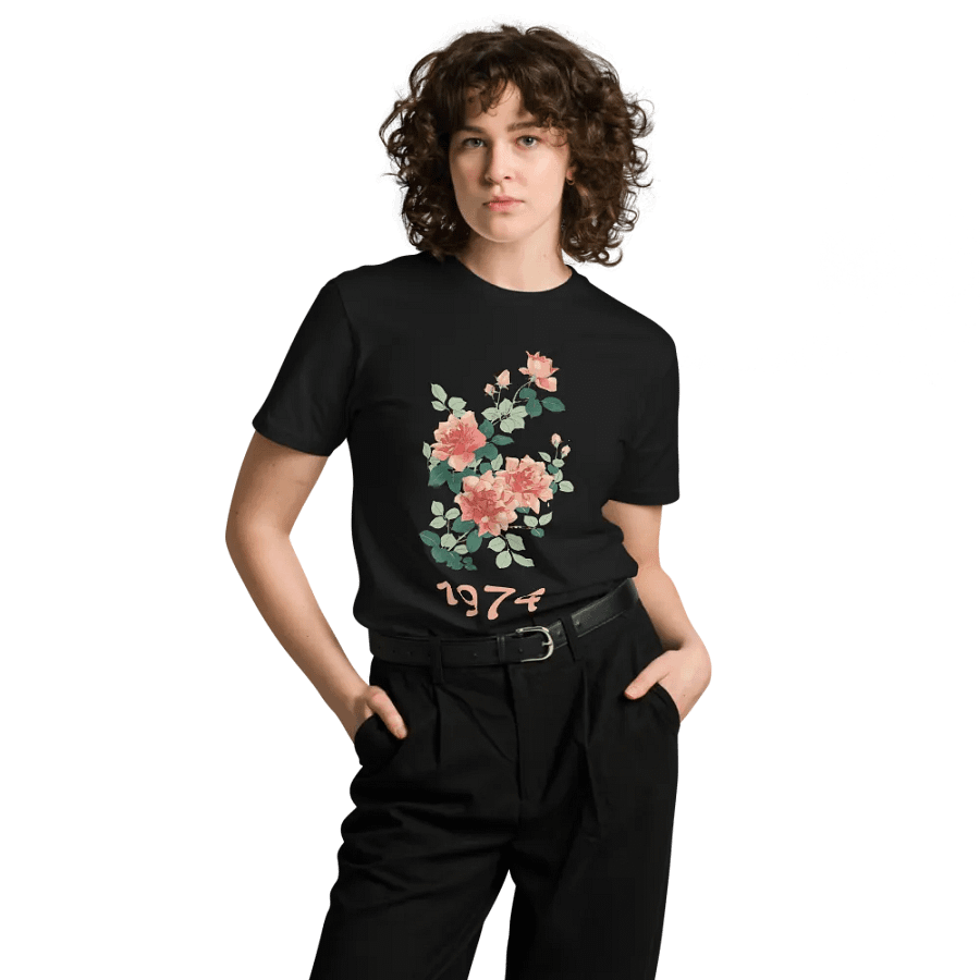 Floral 1974 Premium T-Shirt product image (12)