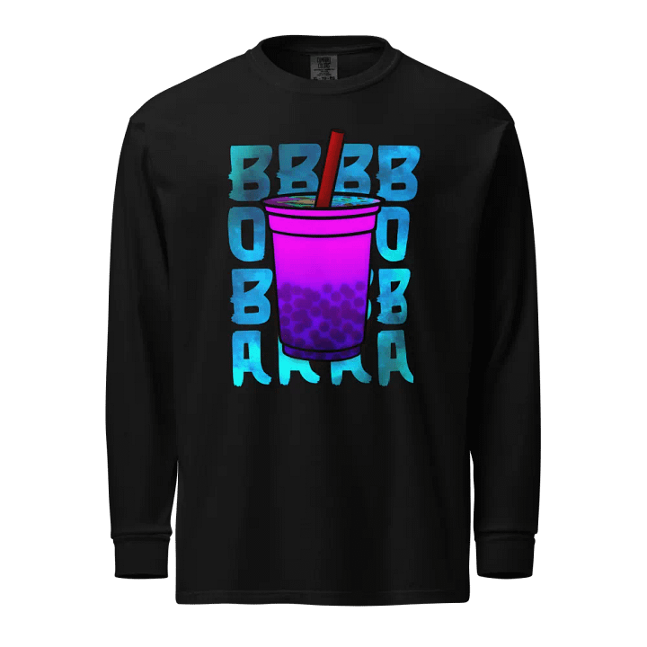 Boba Bliss Stylized Long Sleeve Shirt product image (1)