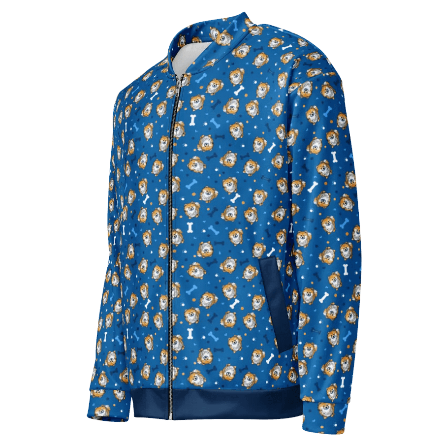 Pomeranian Blue Bomber Jacket product image (3)