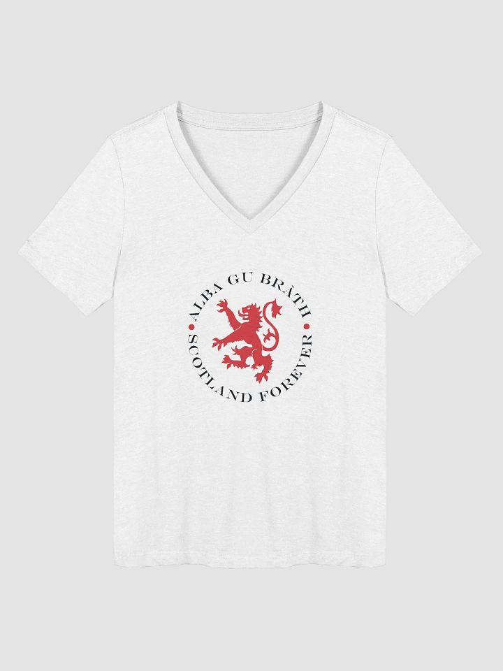 Scotland Forever Lion Women's Relaxed Fit V-Neck Tee product image (1)