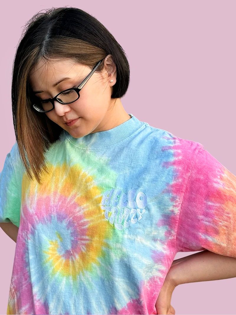 Heart Logo Oversized Tie Dye Shirt product image (4)