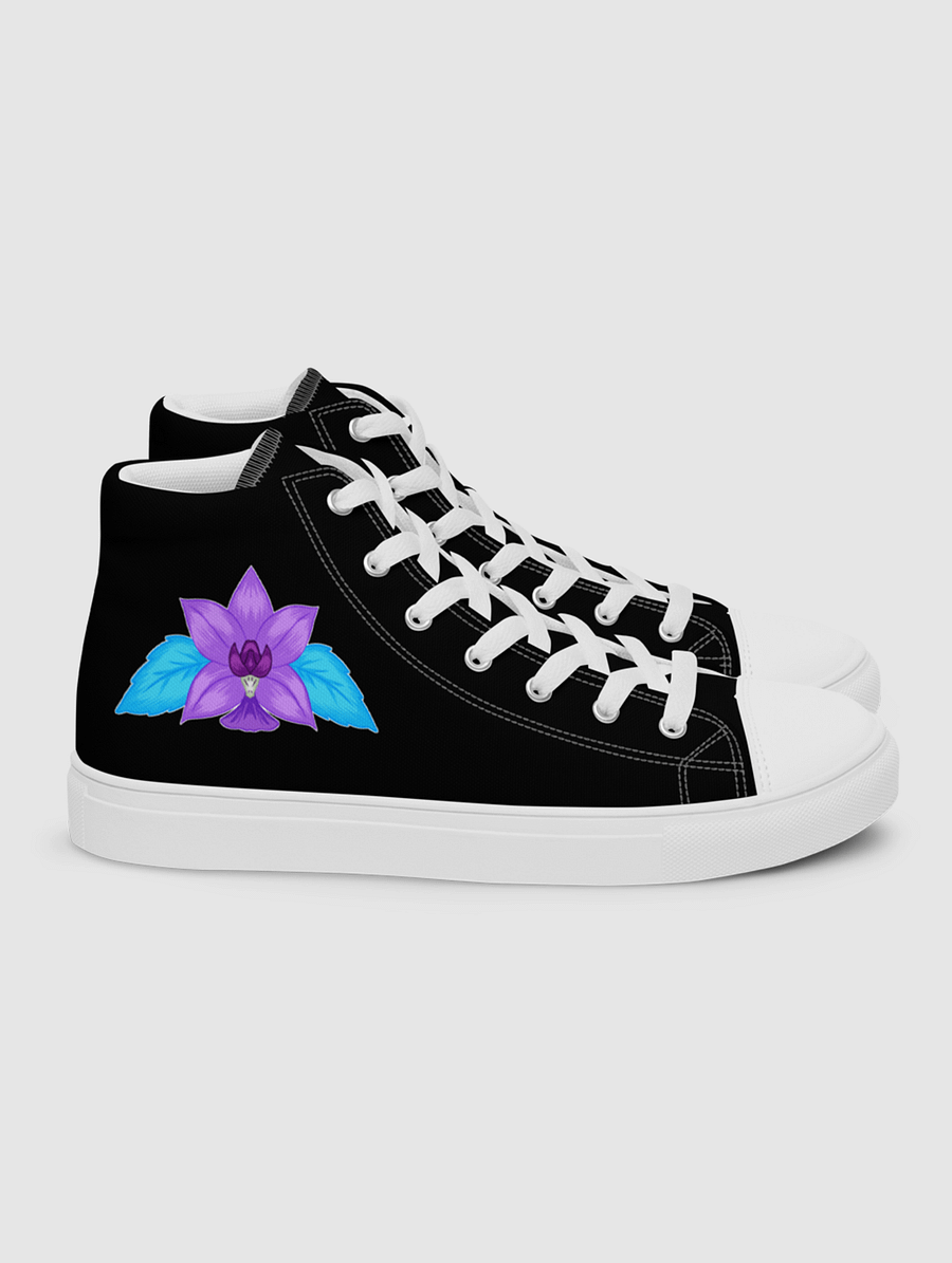 Women’s high top canvas flower shoes! product image (1)