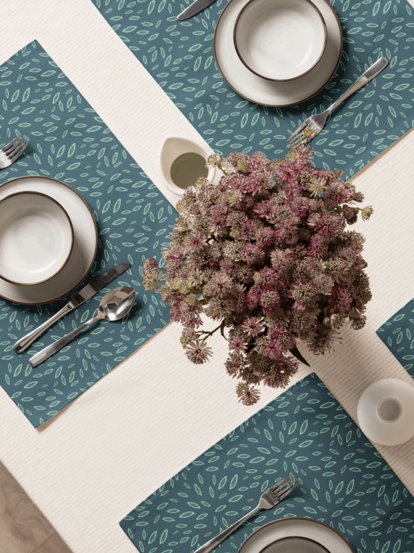 Echo Leaf – Water-Resistant Placemat Set product image (2)