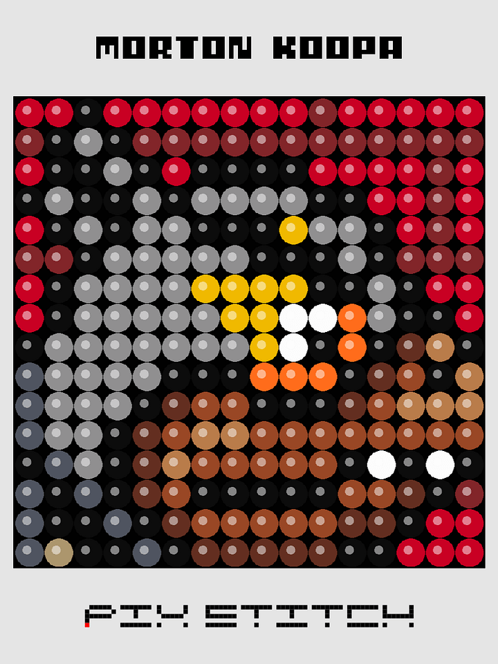 Morton Koopa Pixel Art product image (1)