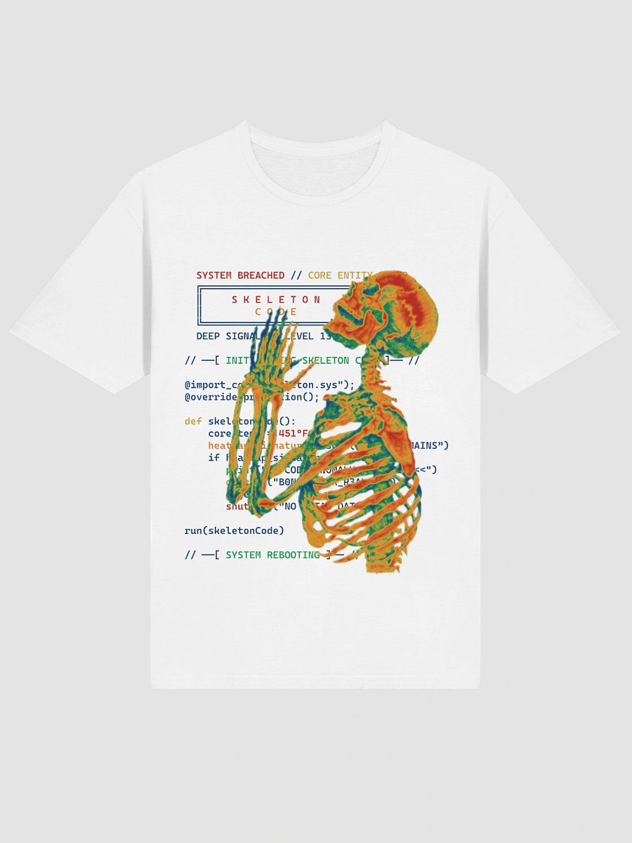 Skeleton Code // Heat Map T-Shirt product image (7)