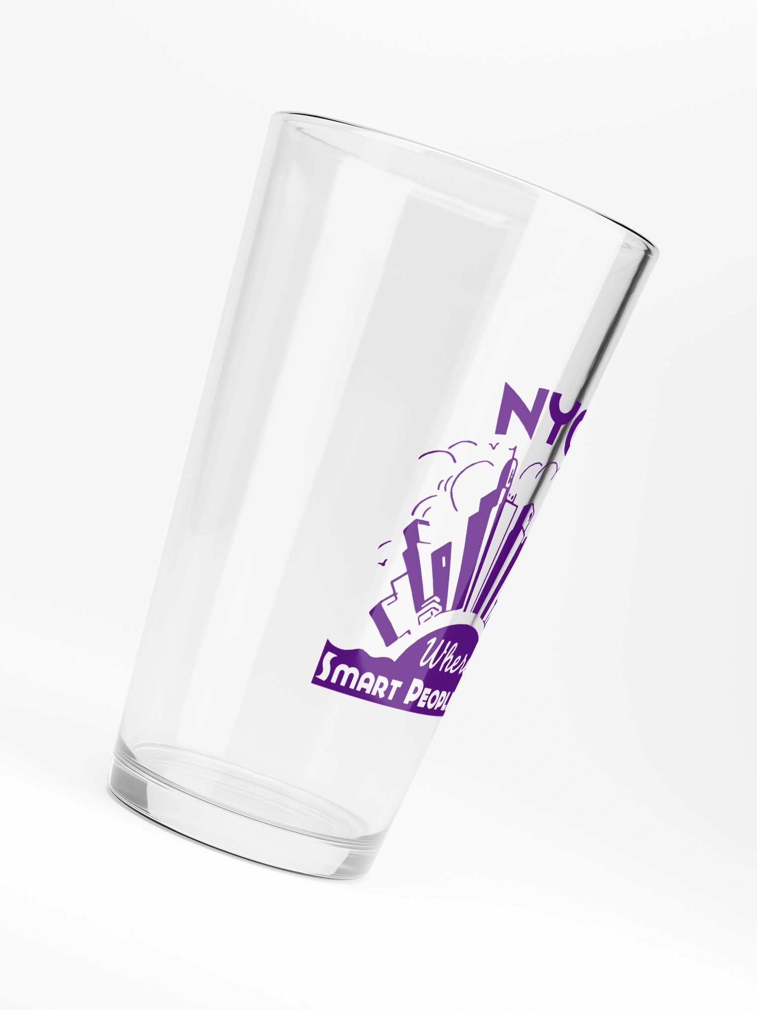 'NYC Smart' Pint Glass product image (5)