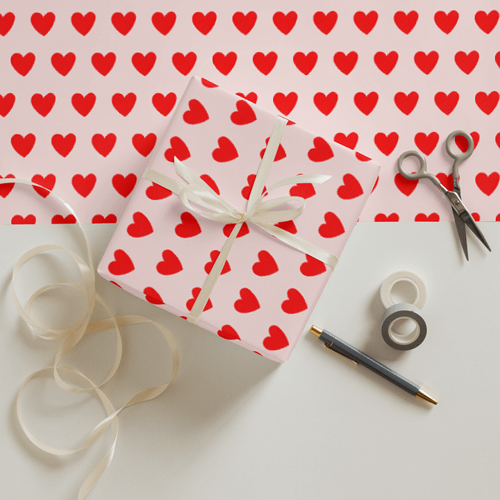 Red Heart - Wrapping Paper product image (2)