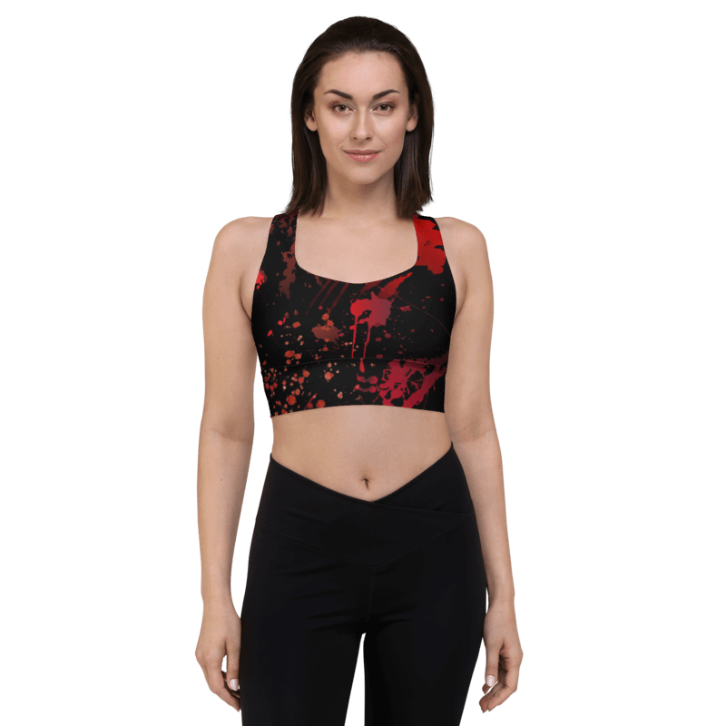 Rogue Splatter Claw Longline Sports Bra product image (1)