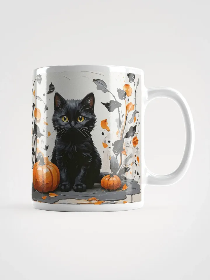 Silent Stalker Black Cat Mug product image (1)