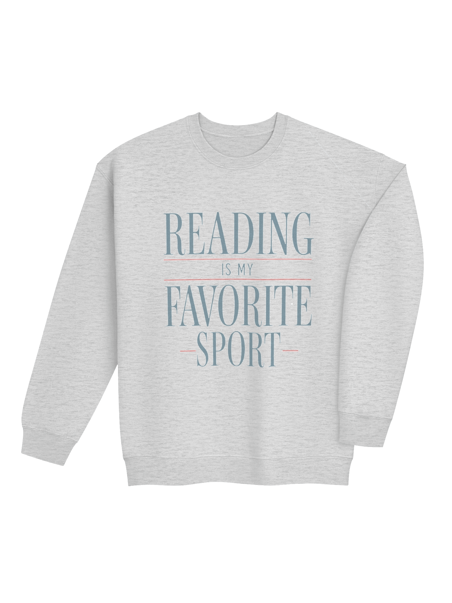 "Sport of Reading" Crewneck Sweatshirt | Funny Book Lover Gift product image (4)