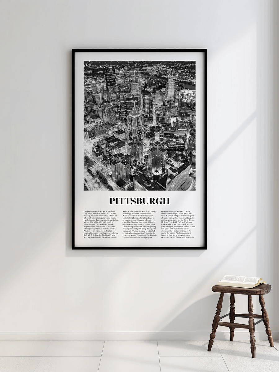 Pittsburgh 02 Newspaper Poster product image (2)