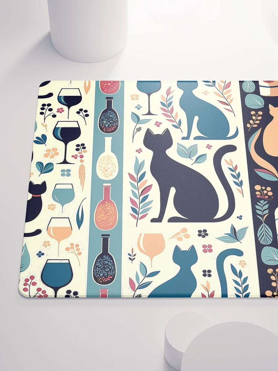 Gaming Mouse Pad: Cats and Wine product image (10)