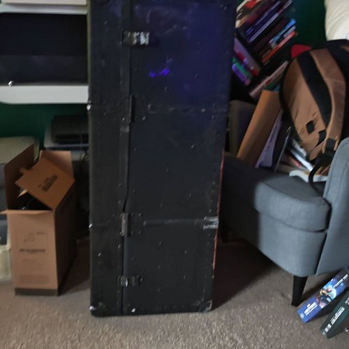 The slow chest transformation begins.  From @lilshopofchaos with a bit of work I can turn it into a safer home for my shop to...