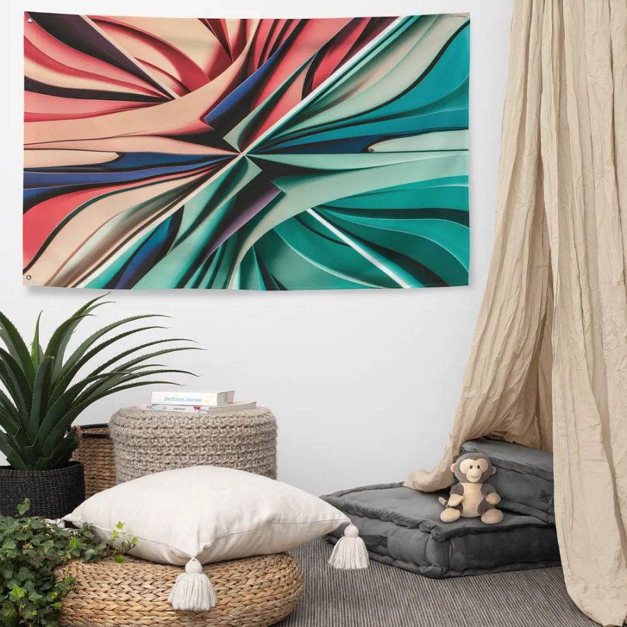 Graphic Grove All-Over Print Custom Flag - 34.5x56in product image (4)