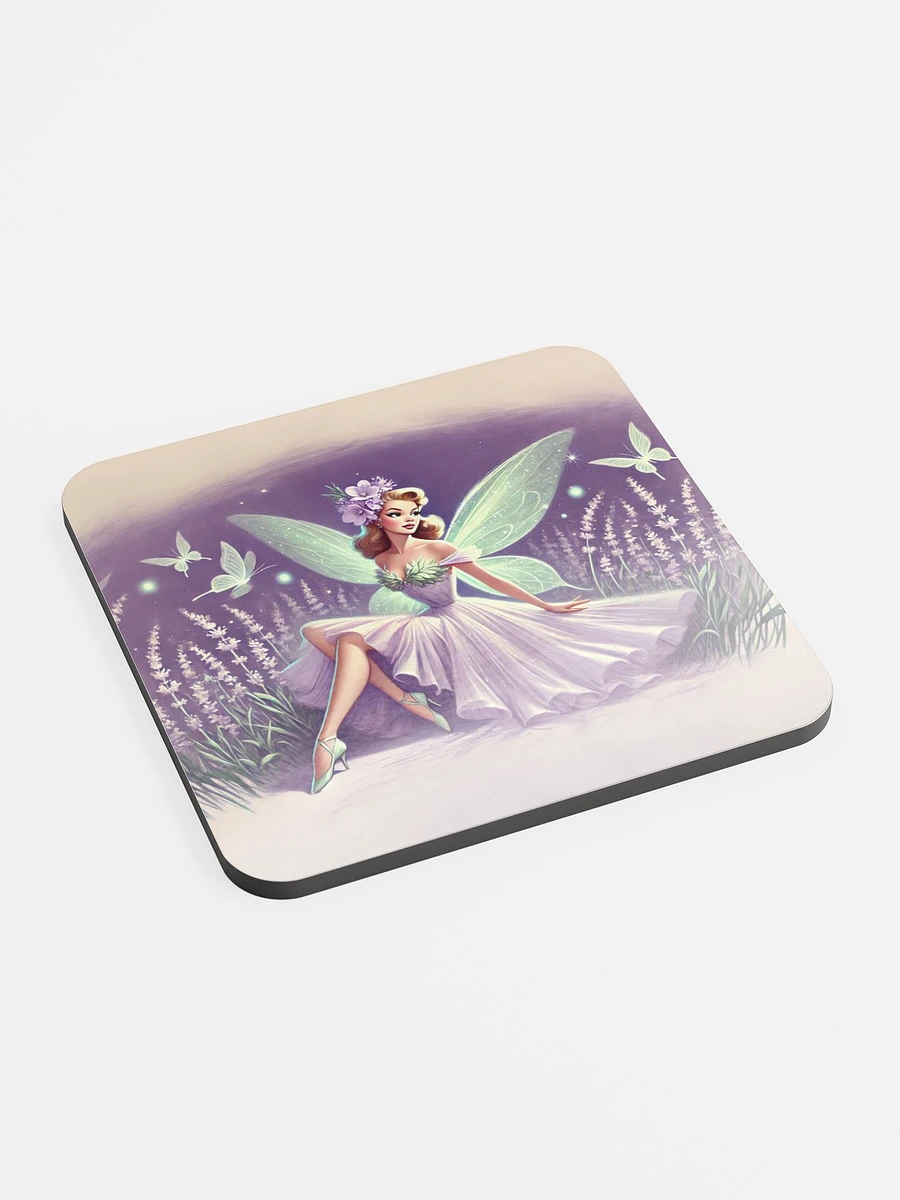 Lavender Fairy Magical Cork Coaster product image (2)