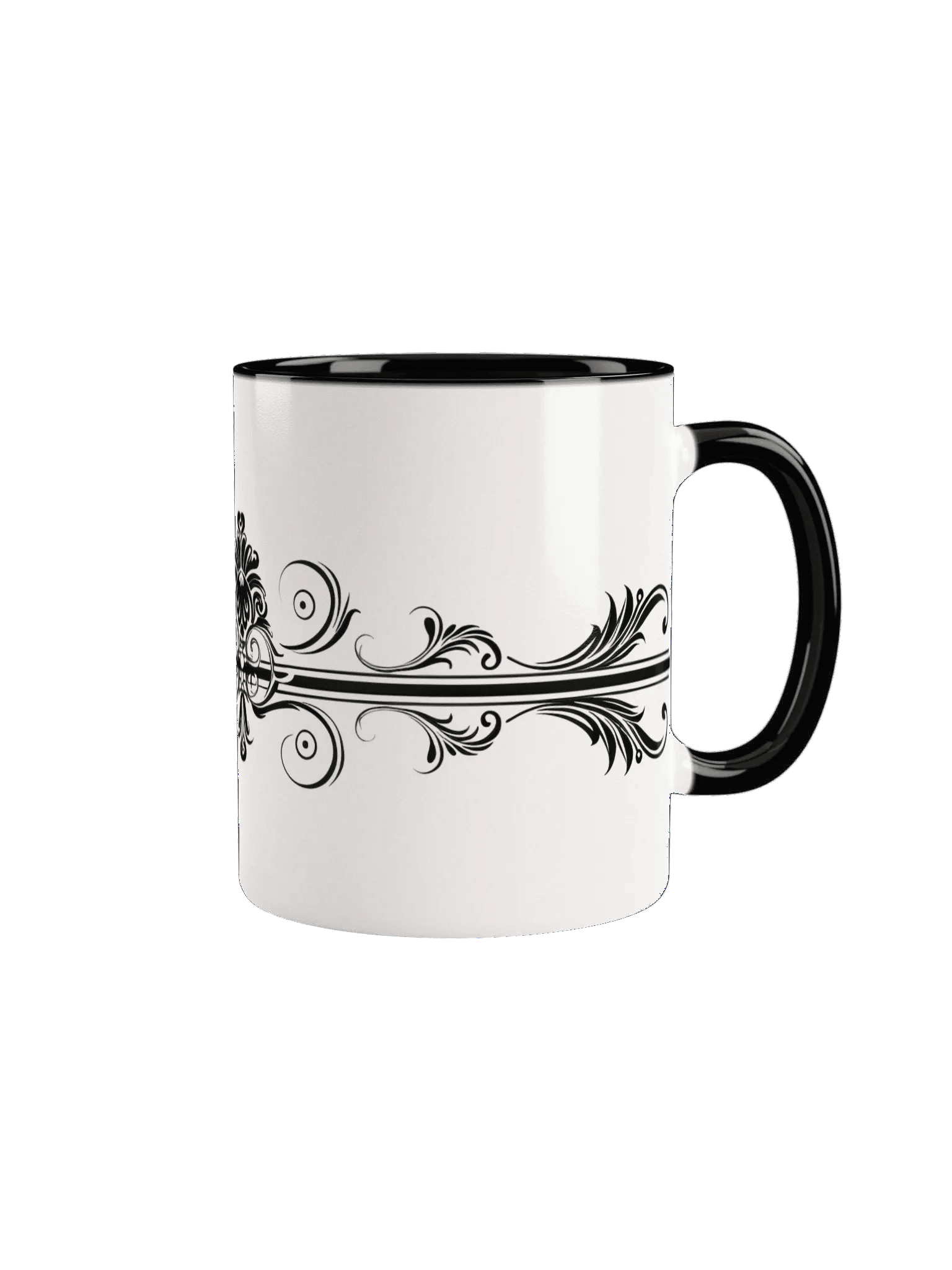 Symmetrical Ornamental Elegance Ceramic Mug product image (2)