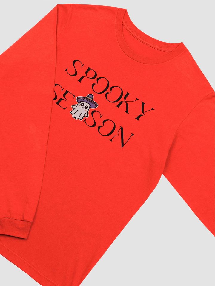 Spooky Season Sombrero Ghost Supersoft Long Sleeve Slimmer Fit Shirt product image (2)
