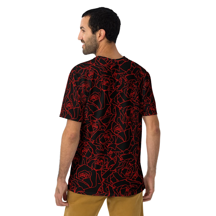 Loads of Roses · black-red crew neck t-shirt product image (4)