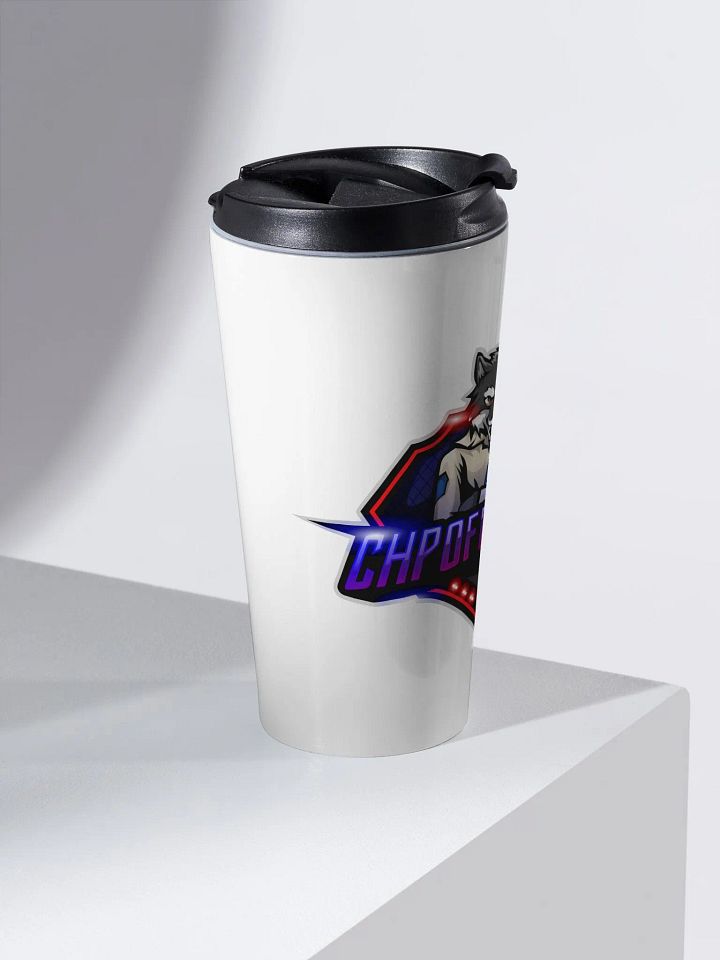 Wolf in Blue: CHPOFFICER20 Stainless Steel Travel Mug product image (2)