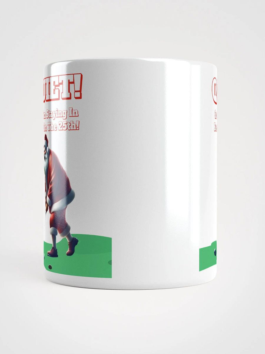 Quiet - Santa Claus Golfing White Mug product image (14)
