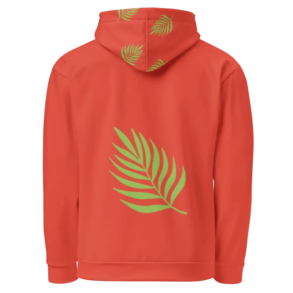 F3 Leave Unisex Hoodie ( Red & Green ) product image (9)
