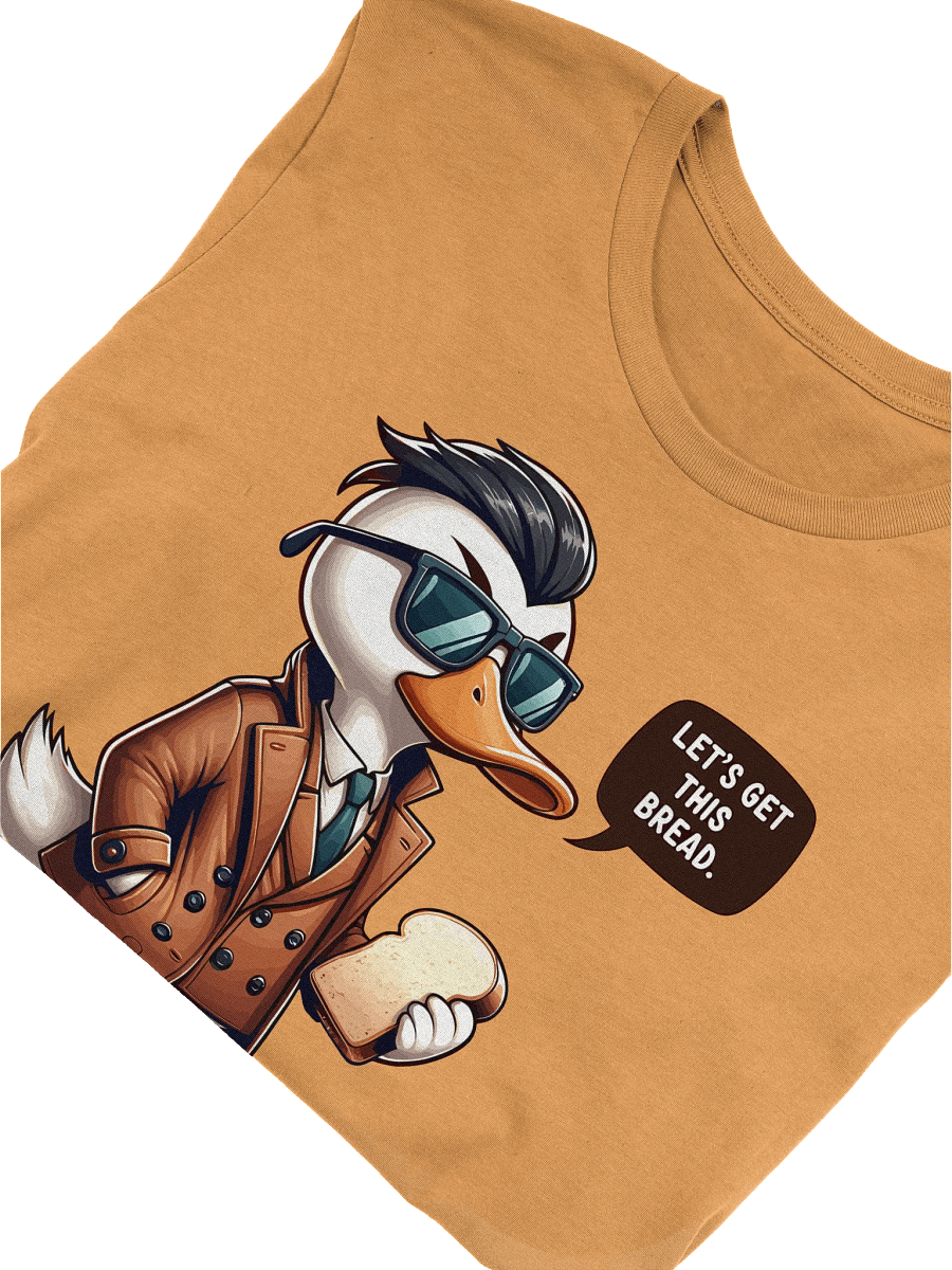 Let's Get This Bread Duck Graphic T-Shirt product image (5)