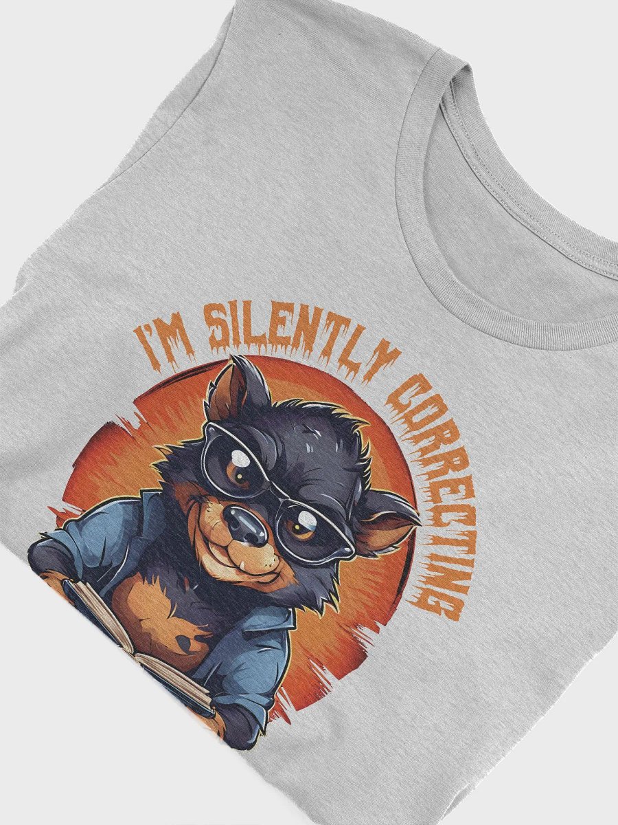 I'm Silently Correcting Your Grammar – Funny Teacher Gift Bella Canvas 3001 Super Soft T-Shirt product image (4)