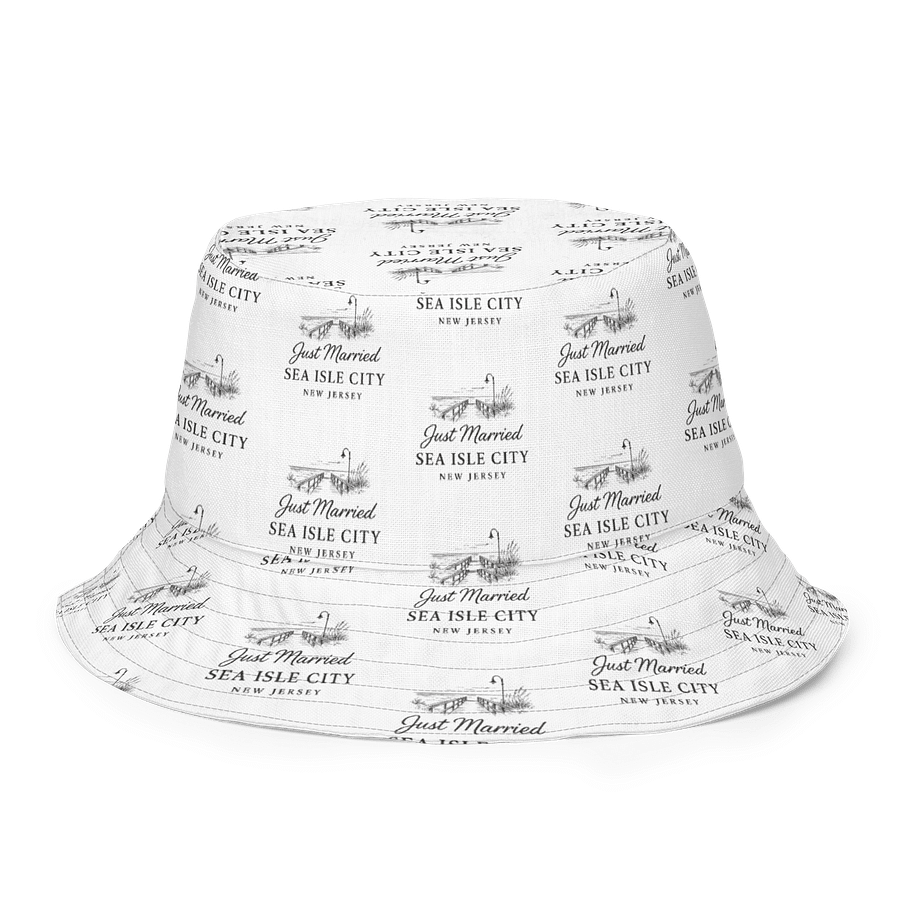 Sea Isle City NJ "Just Married" Bucket Hat product image (9)