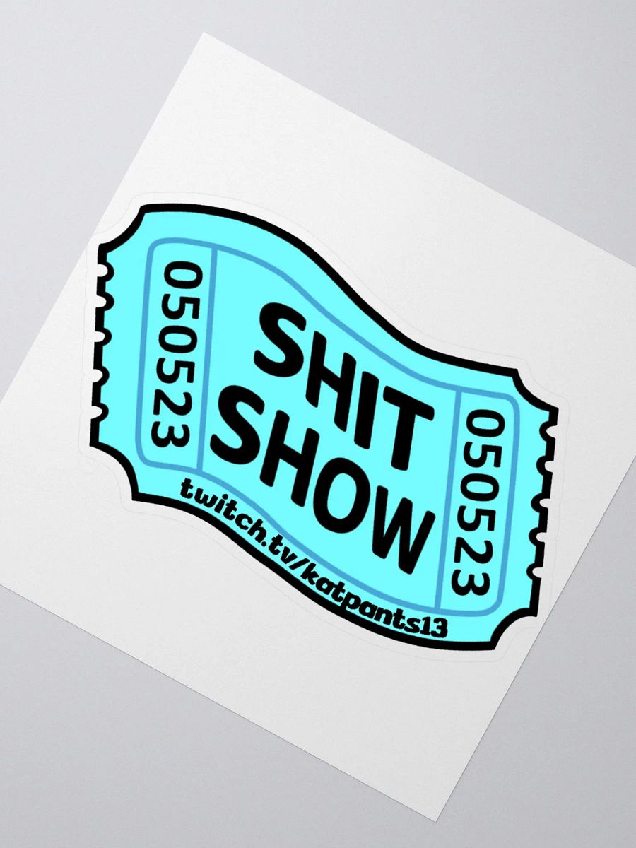 Shit Ticket Sticker product image (2)