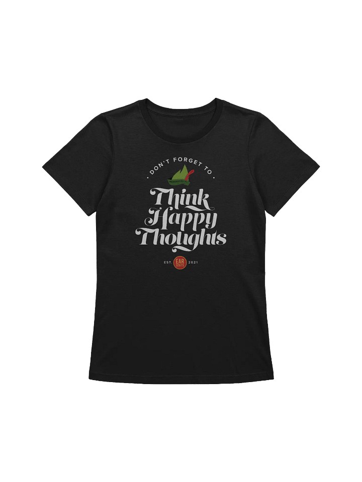 Women's Happy Thoughts Tee (Black) product image (1)