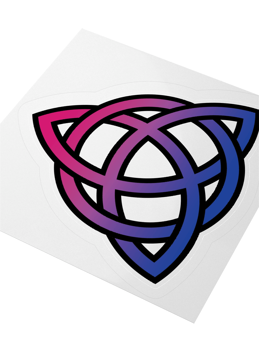 Bisexual Pride Gradient Celtic Knot Sticker product image (7)