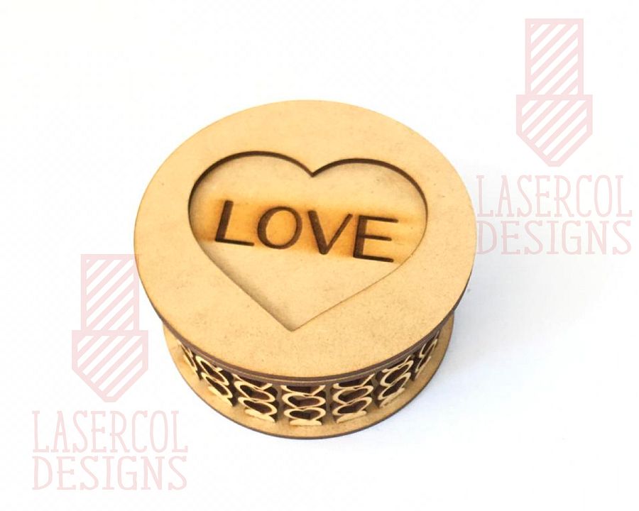 Round box (4 styles) - Laser Cut Files product image (4)