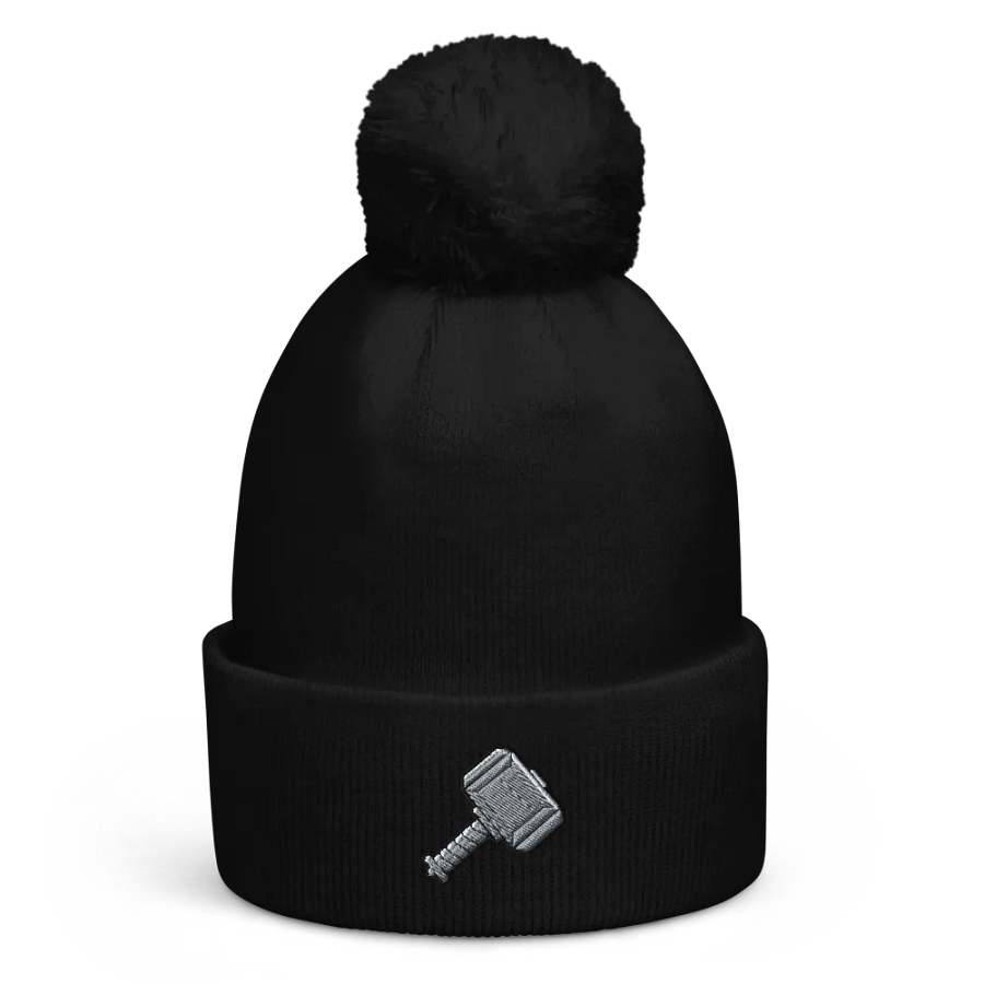Graphic Hammer Pom-Pom Beanie product image (1)