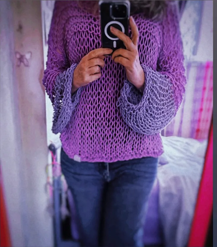 CATRINE (lightweight slouchy summer sweater) MADE TO ORDER product image (2)