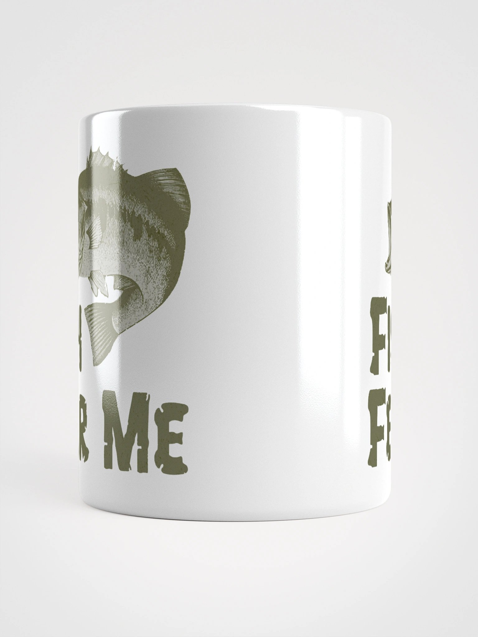 FISH FEAR ME White Glossy Mug product image (15)
