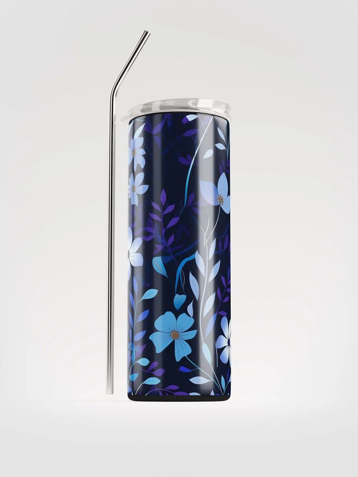Midnight Pastel Floral 20oz Insulated Stainless Steel Tumbler | Durable & Stylish product image (1)