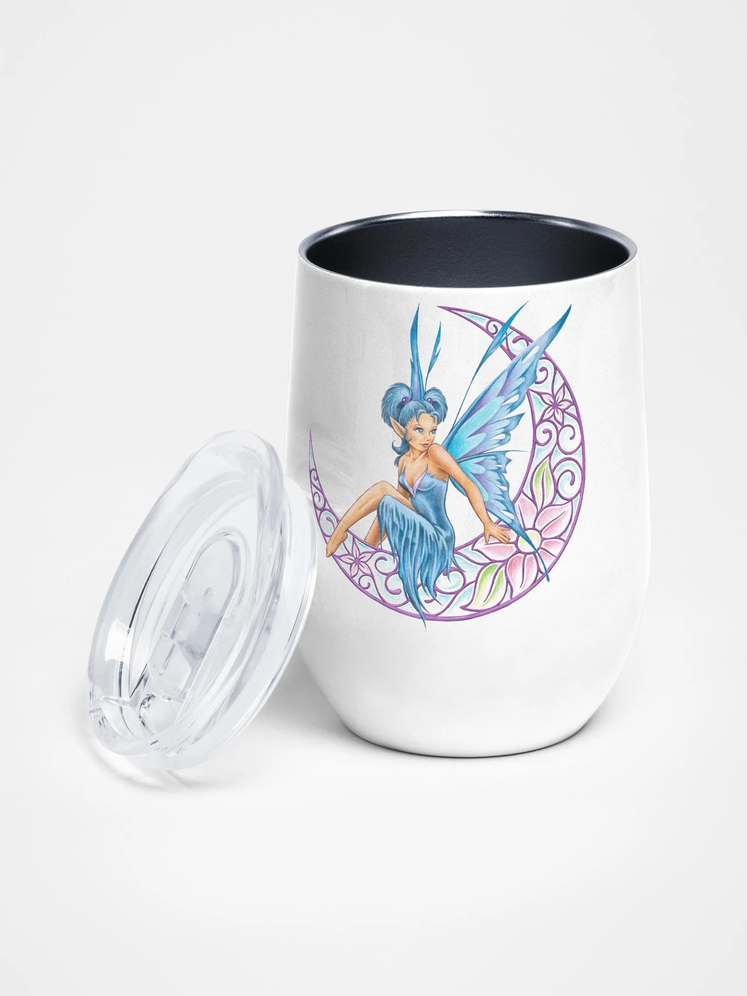 Moonflower Faery - SFA Wine Tumbler product image (1)