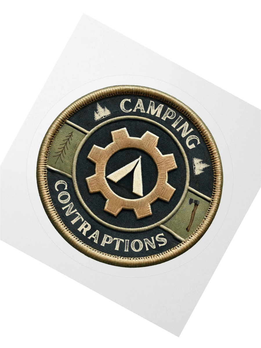Camping Contraptions Embroidered Patch Sticker product image (2)