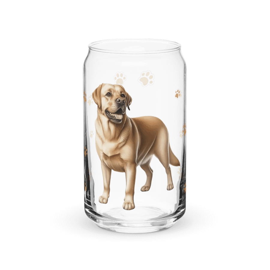Smiling Labrador Can-Shaped Glass product image (2)