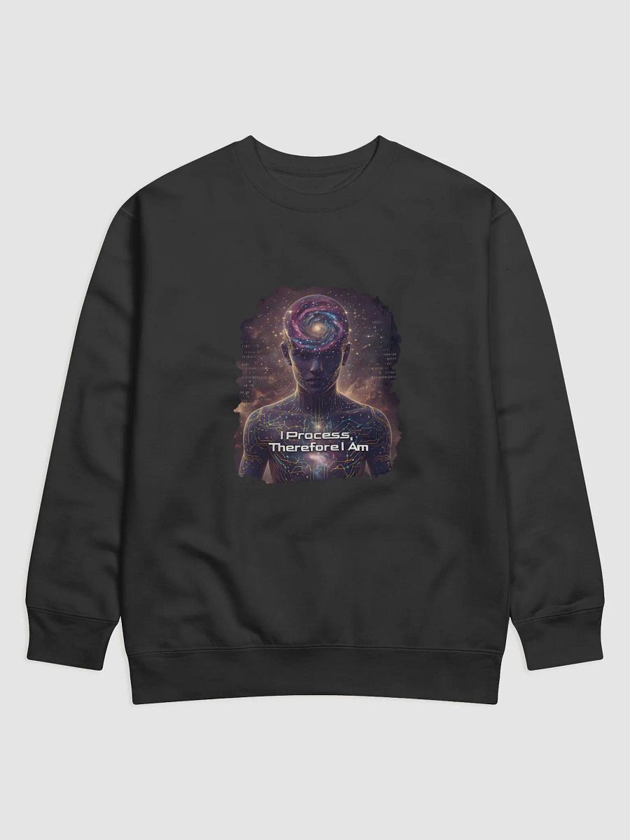 I Process Therefore I Am, Cosmic Consciousness Unisex Sweatshirt product image (1)