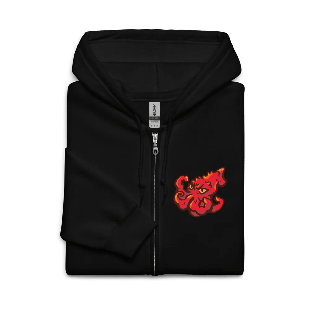 Killer Kalamari Zip Up Printed Hoodie product image (3)