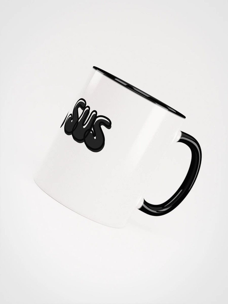18+ & Sus Mug Black, White Mug with Black Inside product image (4)
