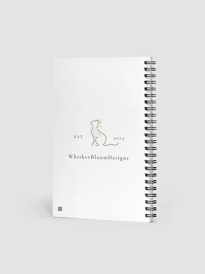 Peony Cat Spiral Notebook product image (2)