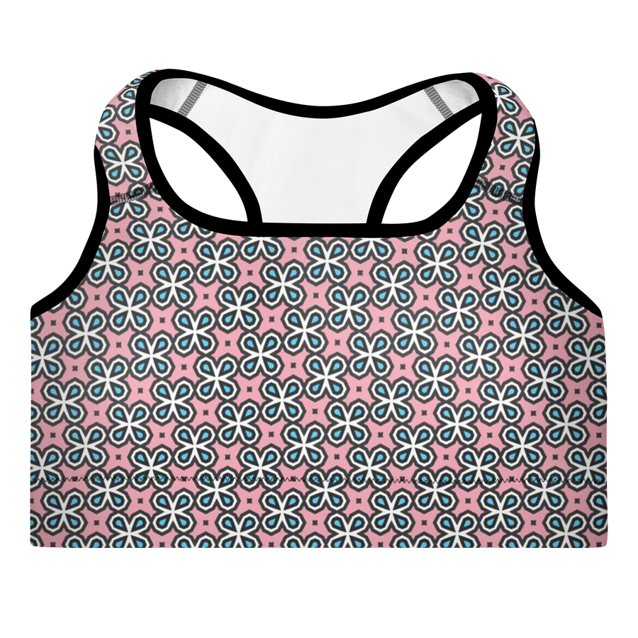 Trans Abstract (2) - Padded Sports Bra product image (3)