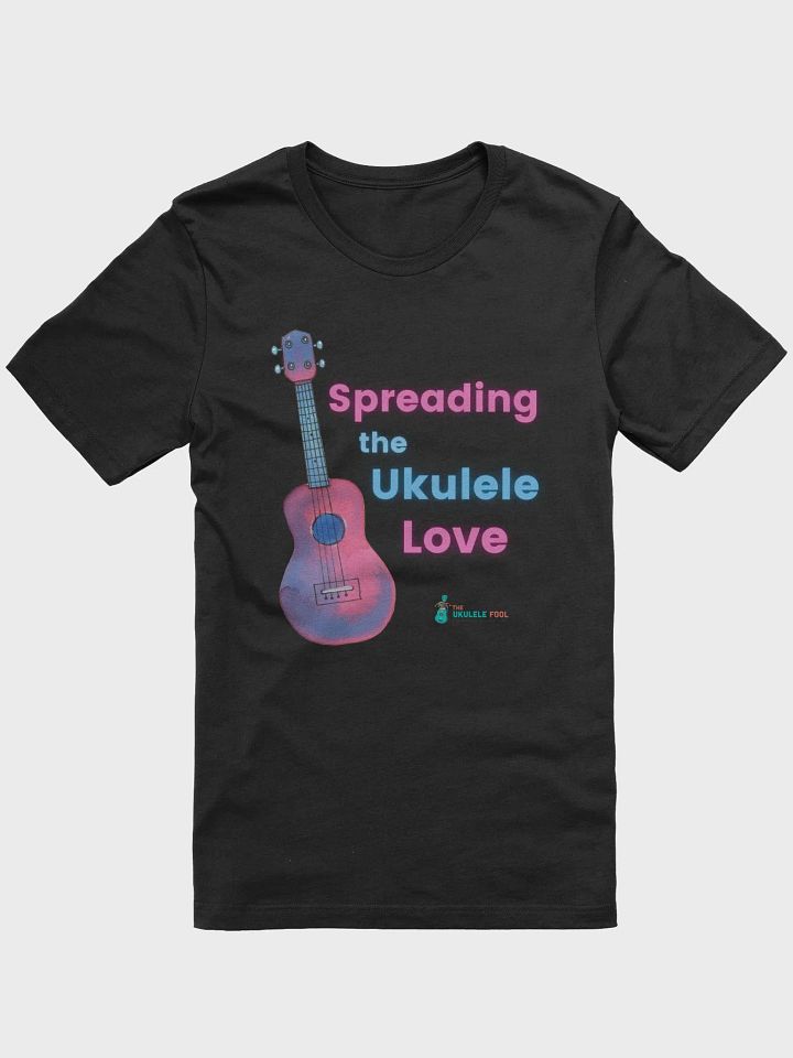 Pink and Blue Spreading the Ukulele Love T-shirt product image (1)
