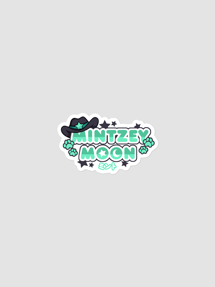 Mintzey Moon Cow Girl Logo Sticker product image (1)