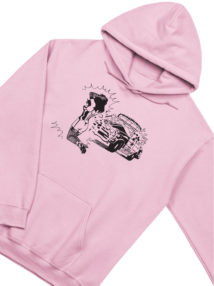 Distracted Driving | Pink Hoodie product image (2)