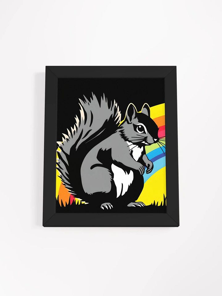Colorful graffiti pooky Framed Poster product image (1)