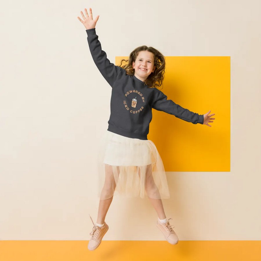 Youth Sweatshirt - Powered By Iced Coffee product image (7)