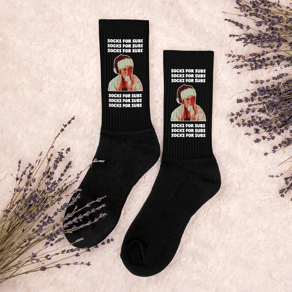 SOCKS FOR SUBS | SOCKS BLACK product image (4)